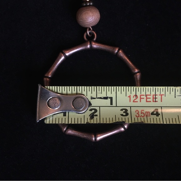 Ethnic Style Dangle Hoop Earrings - Picture 7 of 7